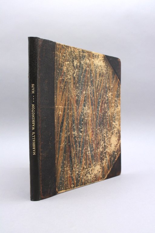 [Atlas] THE LIFE OF GEORGE WASHINGTON. 10 maps.: [Washington, George] THE LIFE OF GEORGE WASHINGTON. MAPS AND SUBSCRIBER’S NAMES. Phila: C. P. Wayne, 1807. Atlas volume to the first biography of George Washington, authored by John Marshall. Sabin