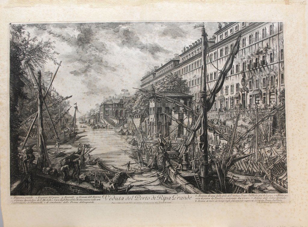 Piranesi. Veduta del Porto di Ripa Grande. (1 of 6)