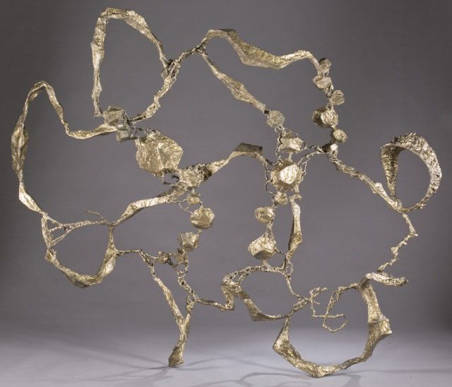 Rogelio Madero abstract metal sculpture. (1 of 5)