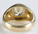 18k yellow gold gent's ring w/ 4.42 carat diamond. - 3