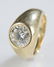 18k yellow gold gent's ring w/ 4.42 carat diamond. - 5