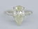 3.33 pear shaped diamond engagement ring.