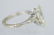 3.33 pear shaped diamond engagement ring. - 2