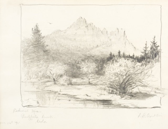 David Bruce Conklin sketchbook, c.1880s-90s (1 of 8)