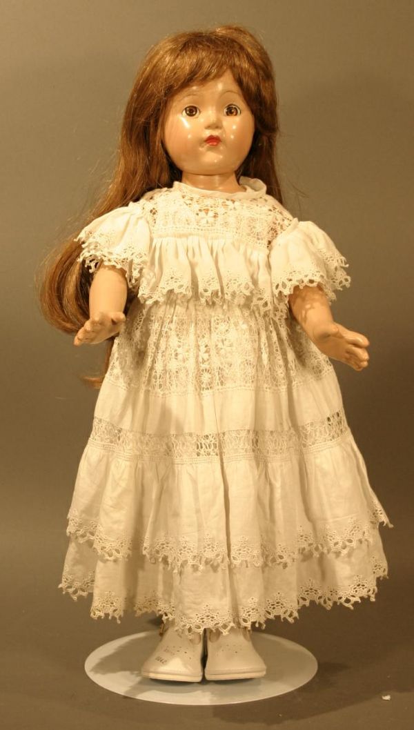 Effanbee Ann Shirley Composition Doll. 21" tall.: Effanbee Ann Shirley Composition Doll. 21" tall.