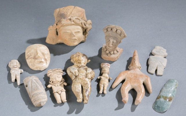 11 Small Ethnographic objects and fragments. (1 of 10)