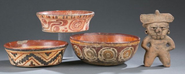 4 Ethnographic objects from Mexico / Guatemala (1 of 10)