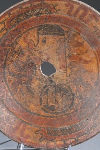 Mayan plate & Costa Rican figure. (1 of 10)