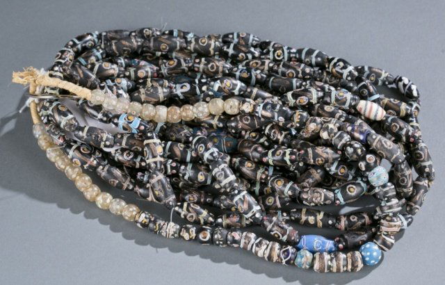 Group of Venetian millefiori trade beads. (1 of 3)