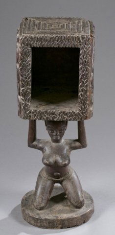 Kneeling female caryatid. 20th century. (1 of 9)