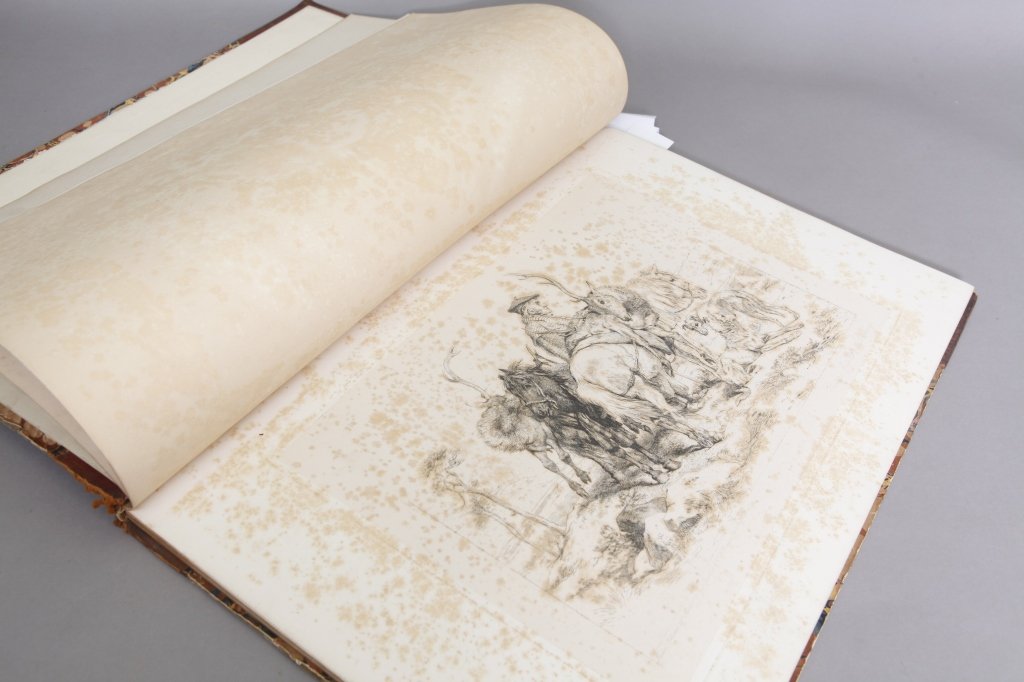 [Landseer's Etchings] 17 india proofs (1848). (1 of 2)