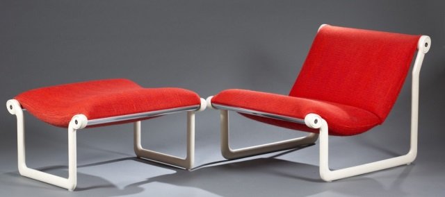 Morrison & Hannah for Knoll chair and ottoman. (1 of 6)