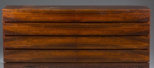 Danish Mid-Century Modern rosewood dresser. (1 of 5)
