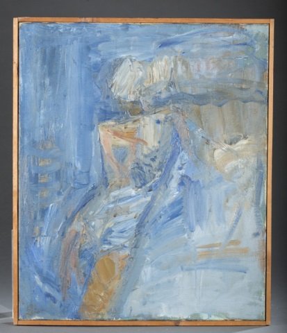 Attrib. Andrew Forge, "Small Bather II", o/c. (1 of 4)