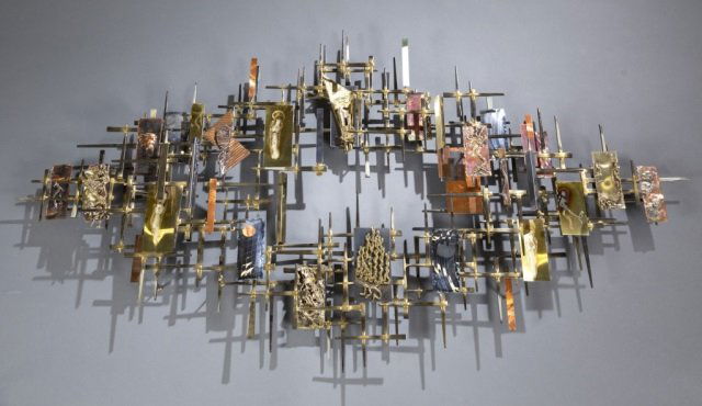 Ray Berger, mixed media wall sculpture, 1983. (1 of 4)