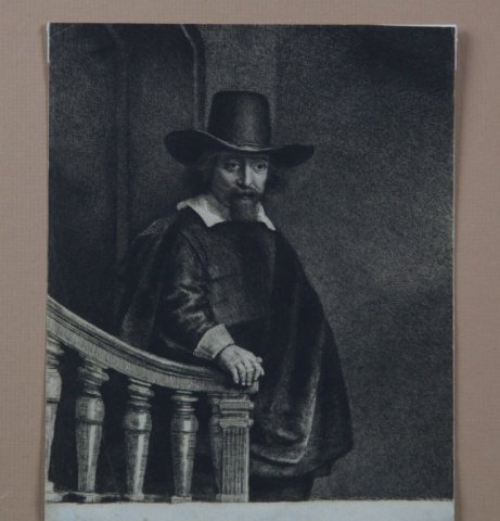 Rembrandt van Rijn etching. (1 of 3)