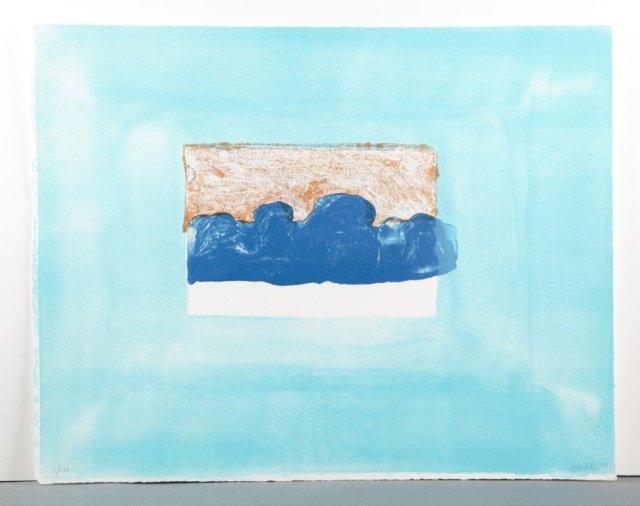 Lithograph by Howard Hodgkin (Britain, b.1932).: Howard Hodgkin (Britain, b.1932). After Luke Howard, from portfolio 'For John Constable', Lithograph, 1976. Signed in pencil; dated '76; 10/100.