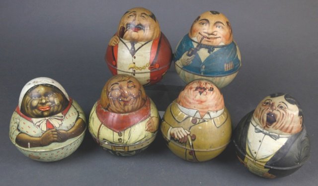 Group of 6 Mayo Cut Plug Roly Poly tins. (1 of 4)