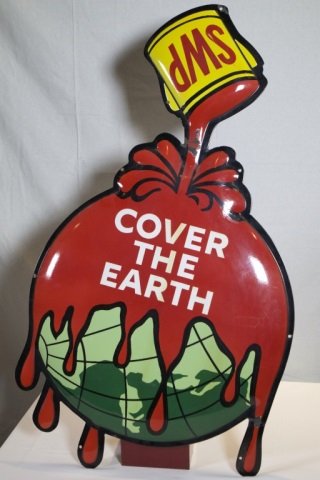 Sherwin Williams paint the earth sign. (1 of 1)