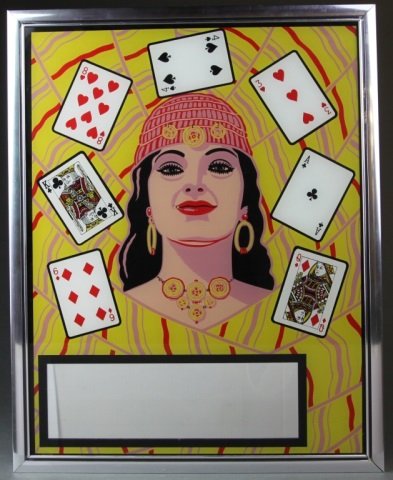 Pin Ball Machine Back Glass (1 of 3)