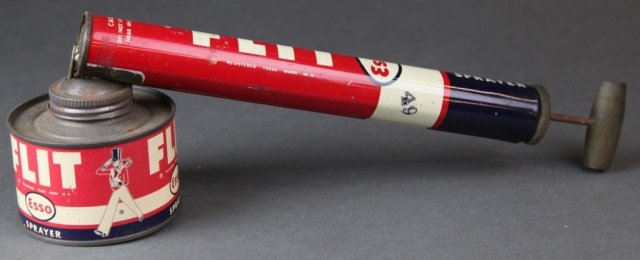 Esso Flit Gun.: Esso Flit Gun. 13 1/2". Condition: very good, minor age and wear.