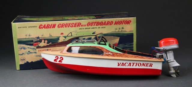 Linemar Vacationer Battery Operated 22 Cabin Cruis (1 of 10)