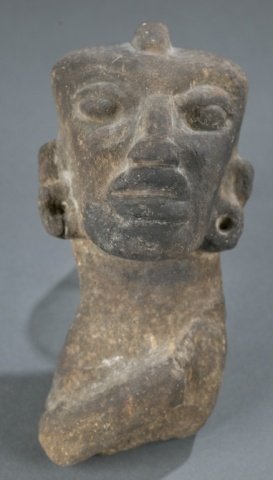 Pre Columbian style stone head. (1 of 4)