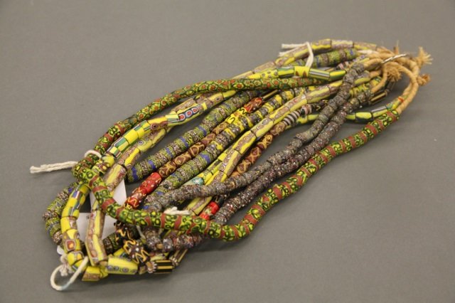 6 strands of mixed Venetian beads (1 of 3)