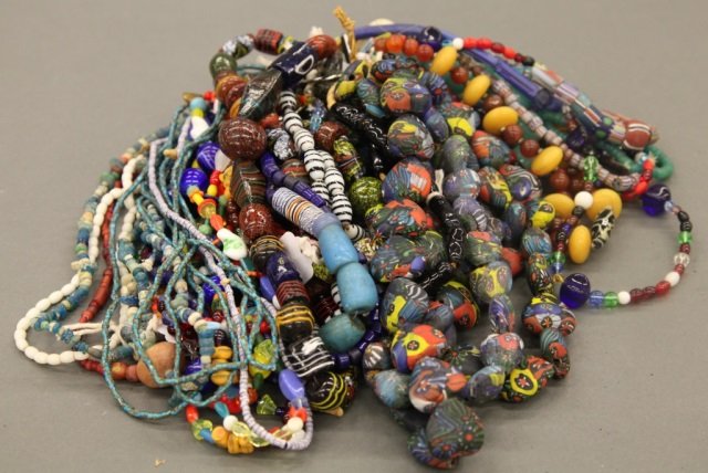21 Strands of assorted beads. (1 of 4)