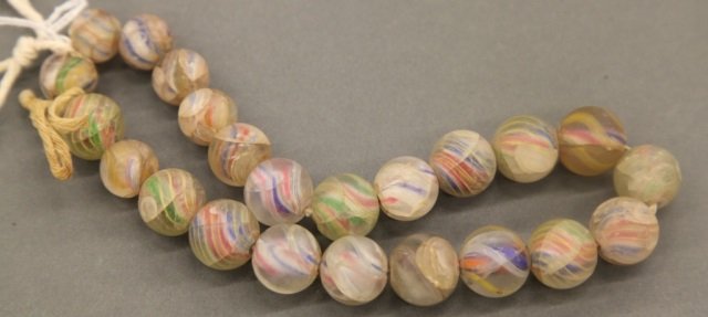 23 German glass marble African trade beads. (1 of 3)