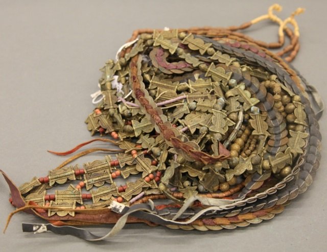 29 strands of African metal beads. (1 of 3)