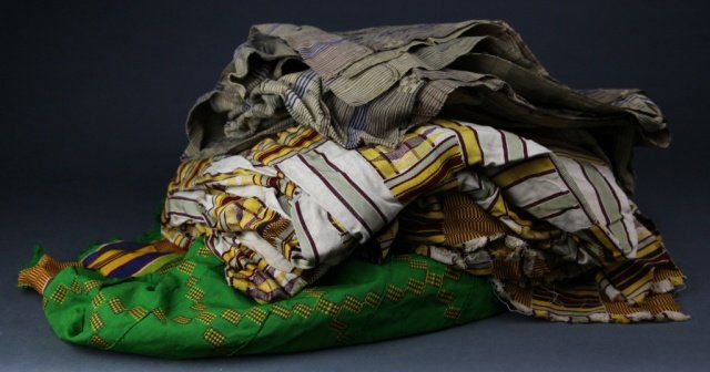 3 Asante textiles. 20th century. (1 of 3)