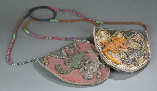 2 Yoruba beaded items. 20th century. (1 of 5)