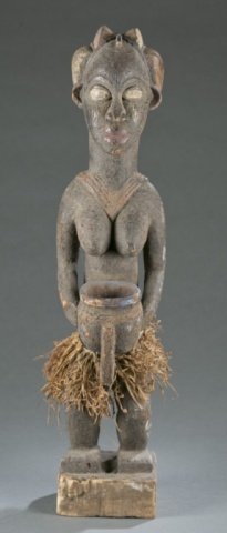 West African style figure. 20th century. (1 of 4)