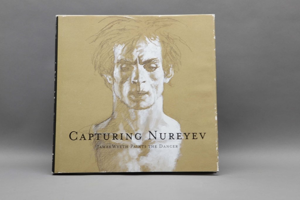 CAPTURING NUREYEV. Signed by Jamie Wyeth.: [Nureyev, Rudolf] CAPTURING NUREYEV: James Wyeth Paints the Dancer. Signed by Jamie Wyeth in marker on half title. Farnsworth Art Museum/ University Press of New England, (2002). Sq. 4to. Cloth; very