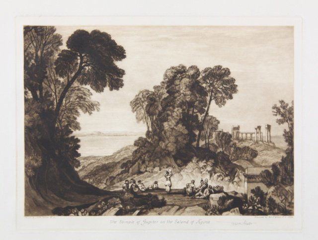 Temple of Jupiter in the Island of Agina. (1 of 2)