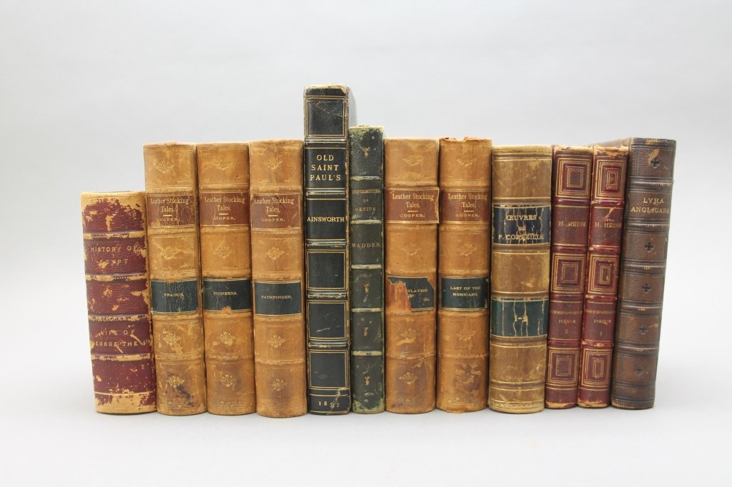 12 Books: Ainsworth, Egypt, J. F. Cooper.... (1 of 6)