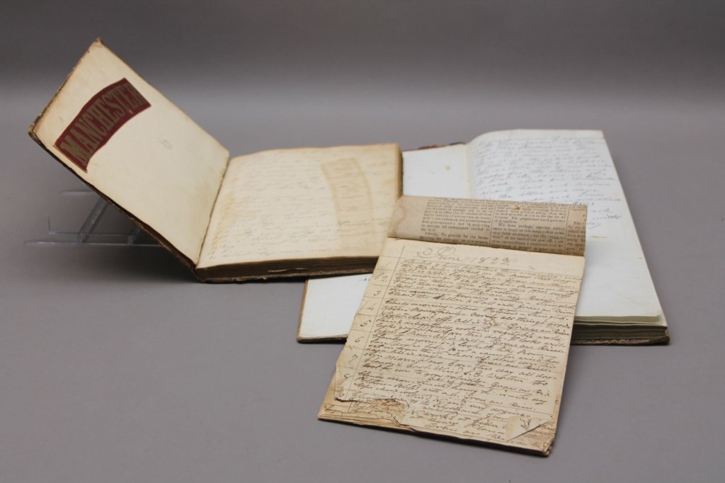 3 Manuscripts, 1832-88: 2 diaries, 1 account book. (1 of 10)