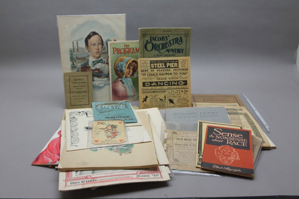 ~33 items: Black Americana, 1800s and 1900s. (1 of 6)