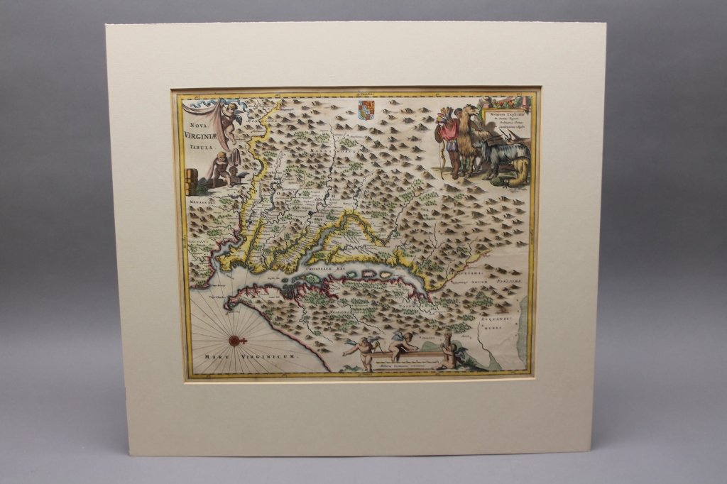 Nova Virginia Tabula. [1671 or later]. (1 of 6)