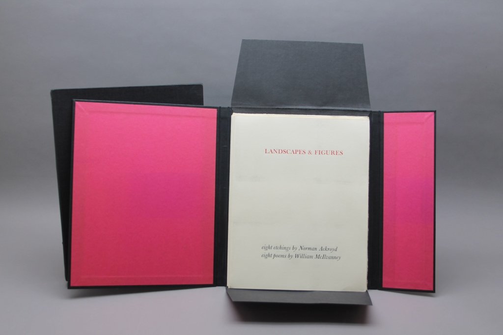 ACKROYD, Norman: Signed LANDSCAPE & FIGURES. (1 of 4)