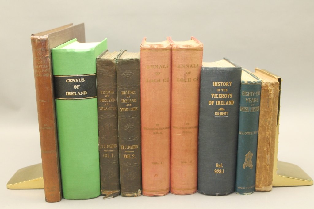 9 Vols Irish History incl. VICEROYS OF IRELAND. (1 of 4)