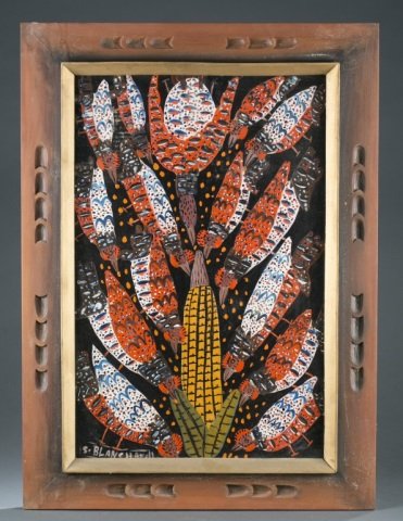 Sisson Blanchard, Bird and corn, o/b. (1 of 6)