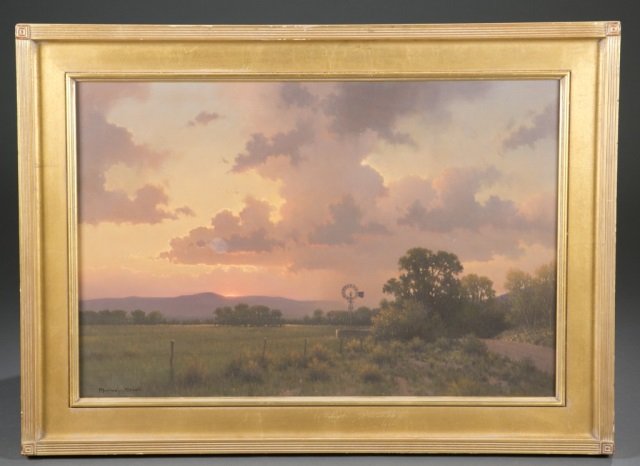 Michael Stack, Sundown at Gila. c.2000. (1 of 4)