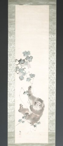 Kakemono attributed to Mori Sosen (1747-1821). (1 of 4)