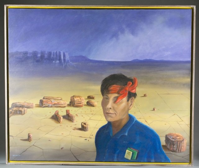 R.C. Gorman, Yei-Be-Chai Slain, o/c. (1 of 6)