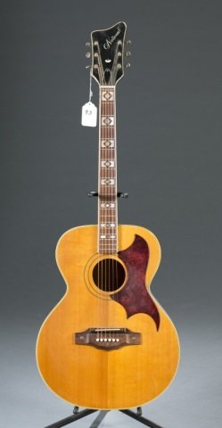 A National Deluxe acoustic guitar. c.1968 (1 of 2)