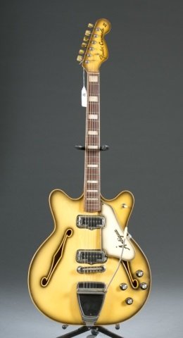 A Fender Coronado II Antigua holliow body electric (1 of 2)
