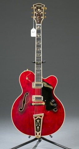 A Gretsch 7690 Super Chet hollow body acoustic gui (1 of 2)