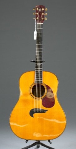 An Alvarez Yari DY-71 acoustic guitar, Serial #: 4 (1 of 2)